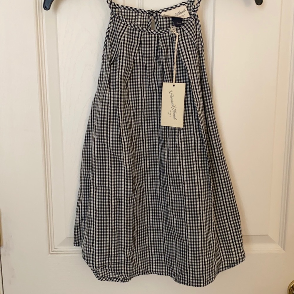 NWT Universal Thread Gingham Halter Top